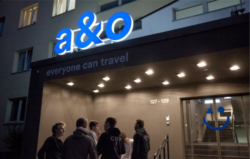 A＆O 標志設計精髓-讓旅行住酒店很容易。